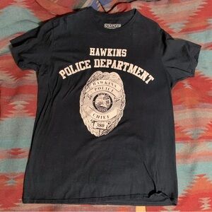 STRANGER THINGS T-SHIRT / Jim Hopper / Hawkins Police Department / L Large